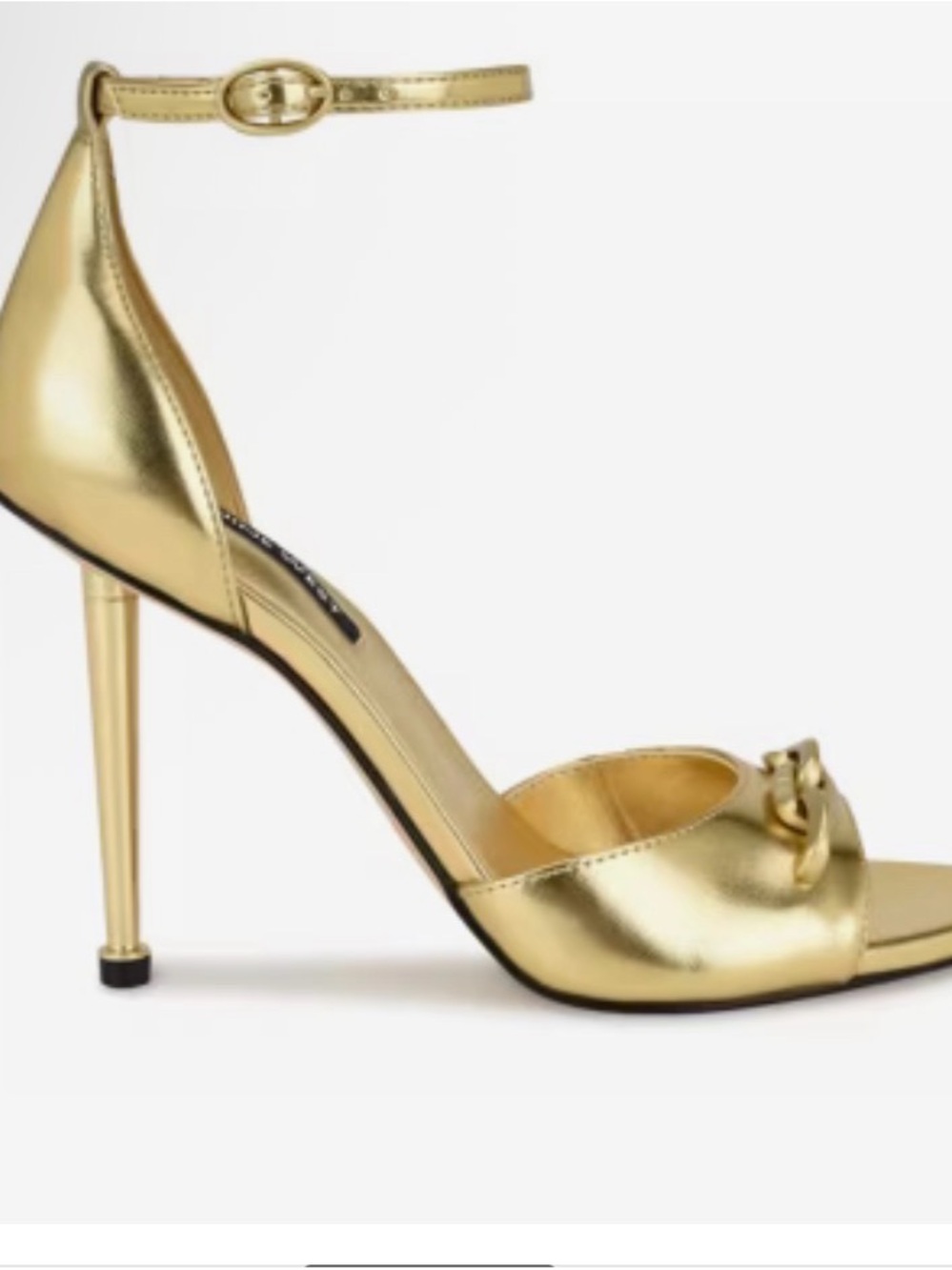 Nine West Rittz stiletto ankle strap sandals 7m Brand New